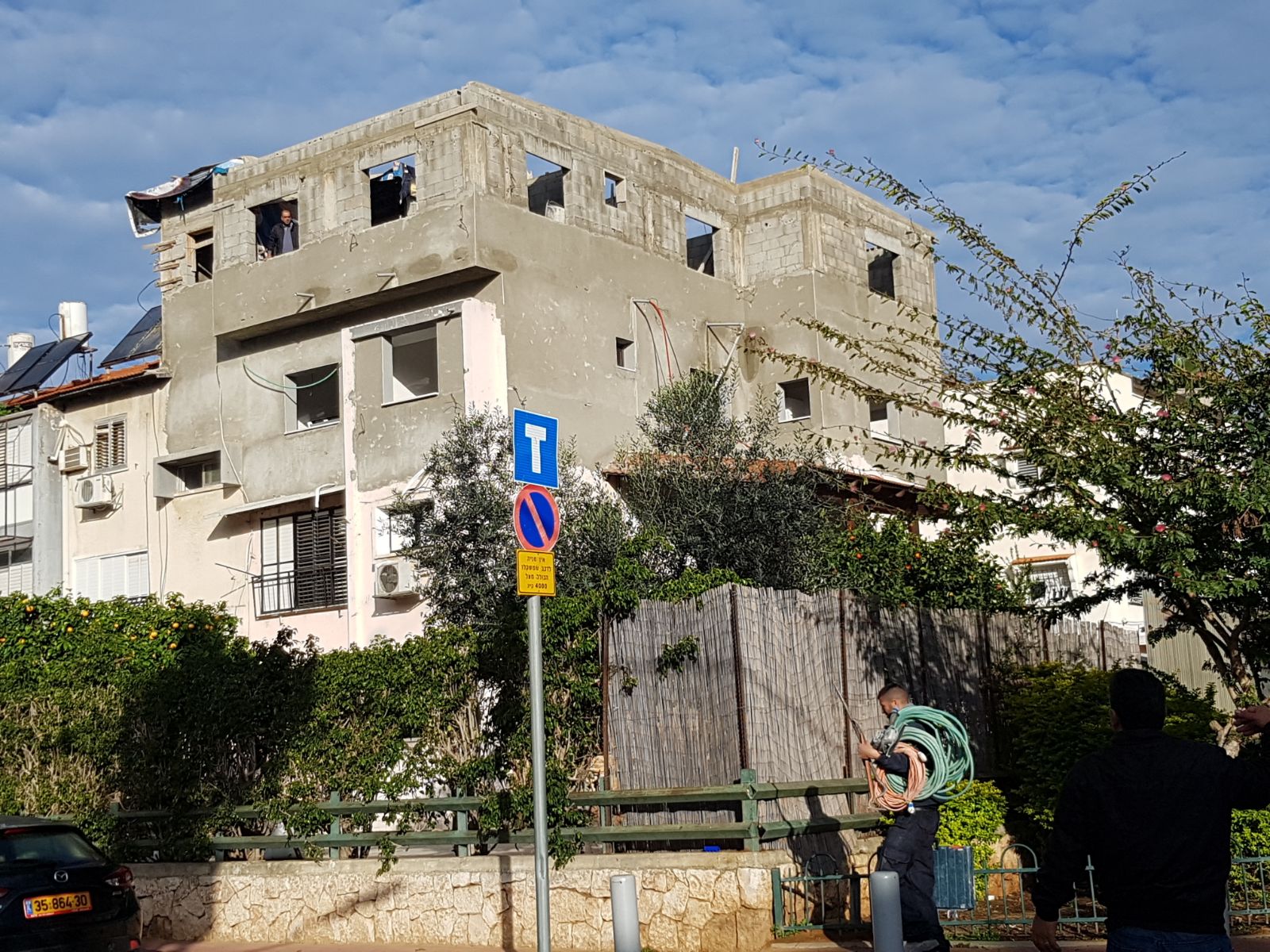 הבנייה הבלתי חוקית ברחוב יהושפט