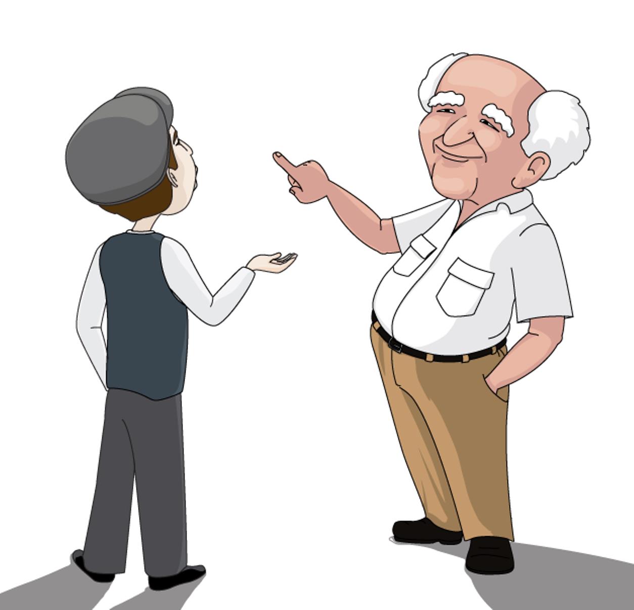 דוד ובן-גוריון איור זהר קוק גנות
