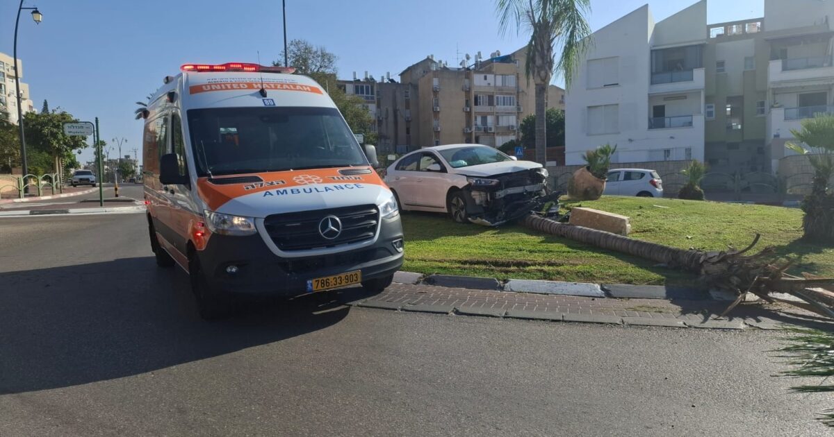 ashkelon accident driver kikar