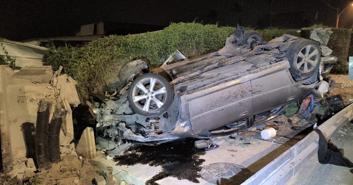 accident kiryat gat attack woman