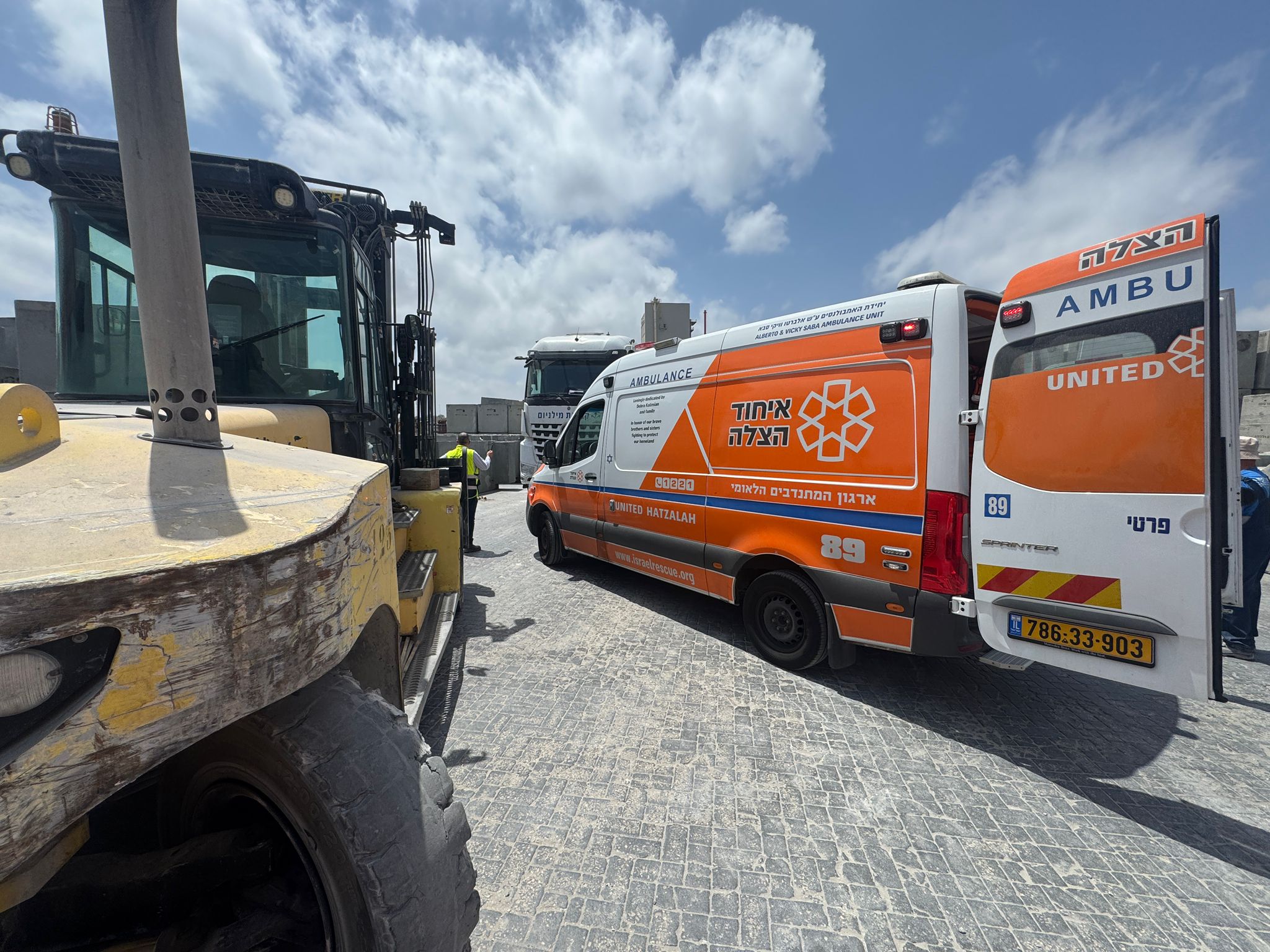 ashkelon accident truck