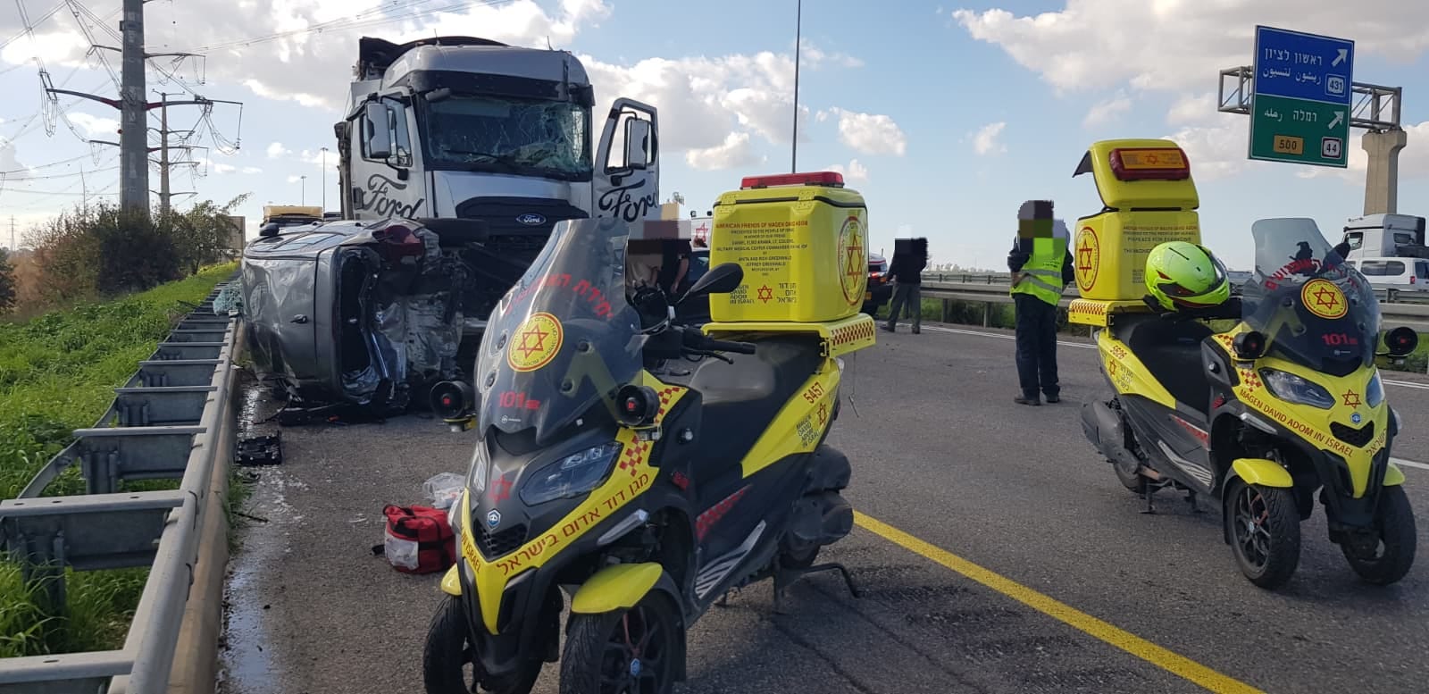 accident kanfy nesharim