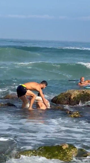 bat yam beach rescue