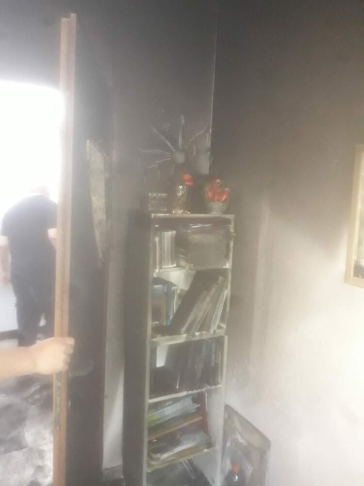 שריפה אולפנת צביה