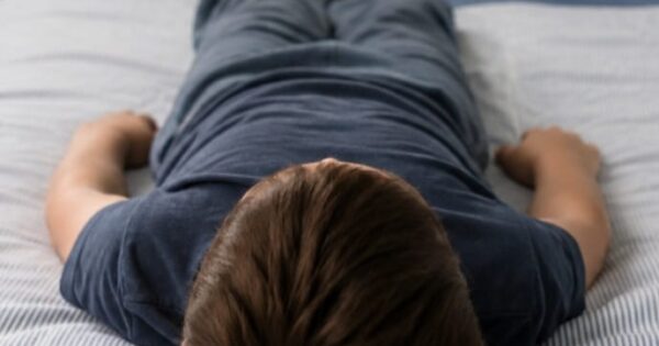 boy lay bed