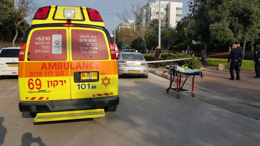 כוחות משטרה גדולים במקום. צילום: תיעוד מבצעי מד"א