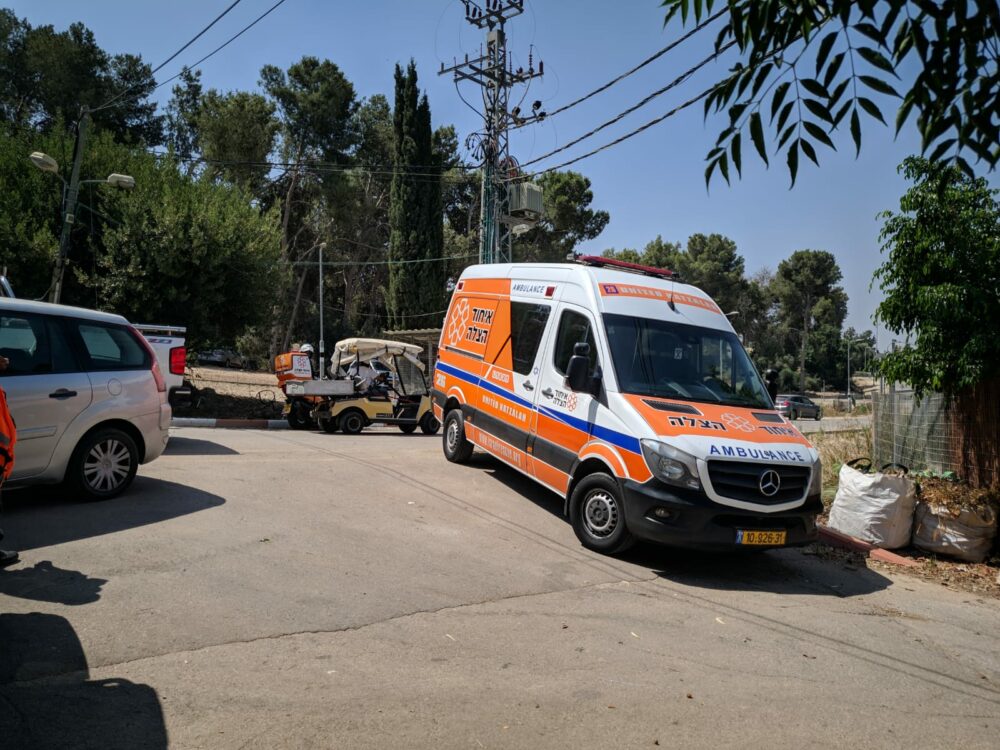 הילד פונה במצב יציב. צילום: איחוד הצלה