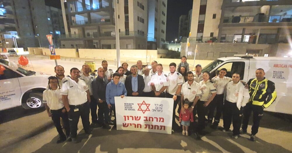 אמבולנס חדש בחריש. צילום דוברות