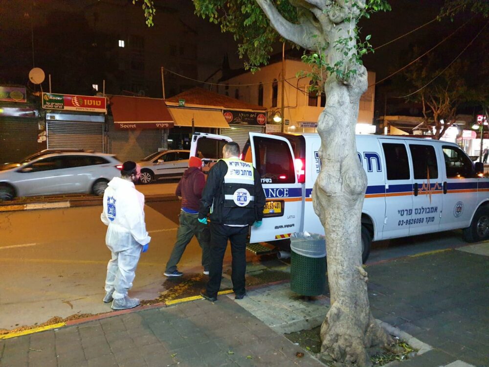 גופת קשיש. צילום זק"א