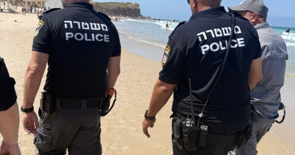 hadera beach police