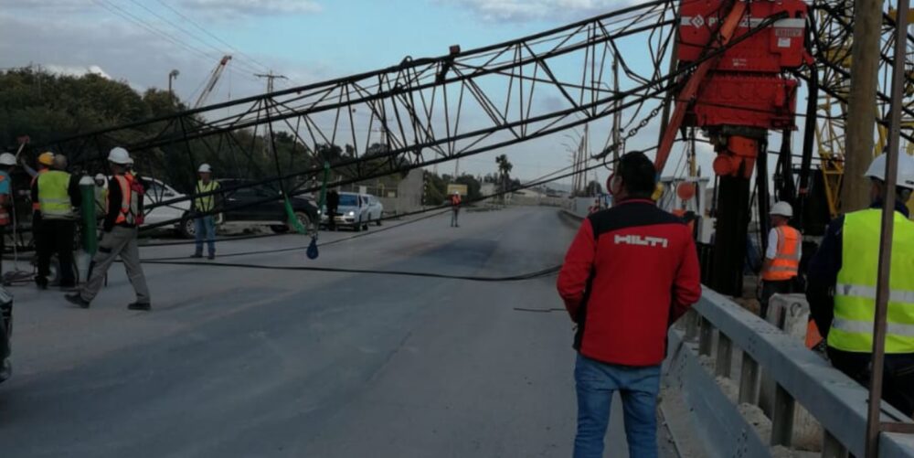 הגשר שנפל. צילום: דוברות המשטרה