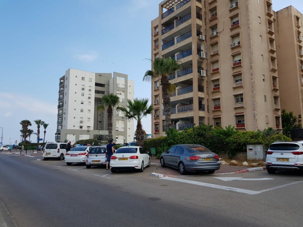 הבניין בו נמצא הצעיר דקור בקריית ים. צילום: איחוד הצלה