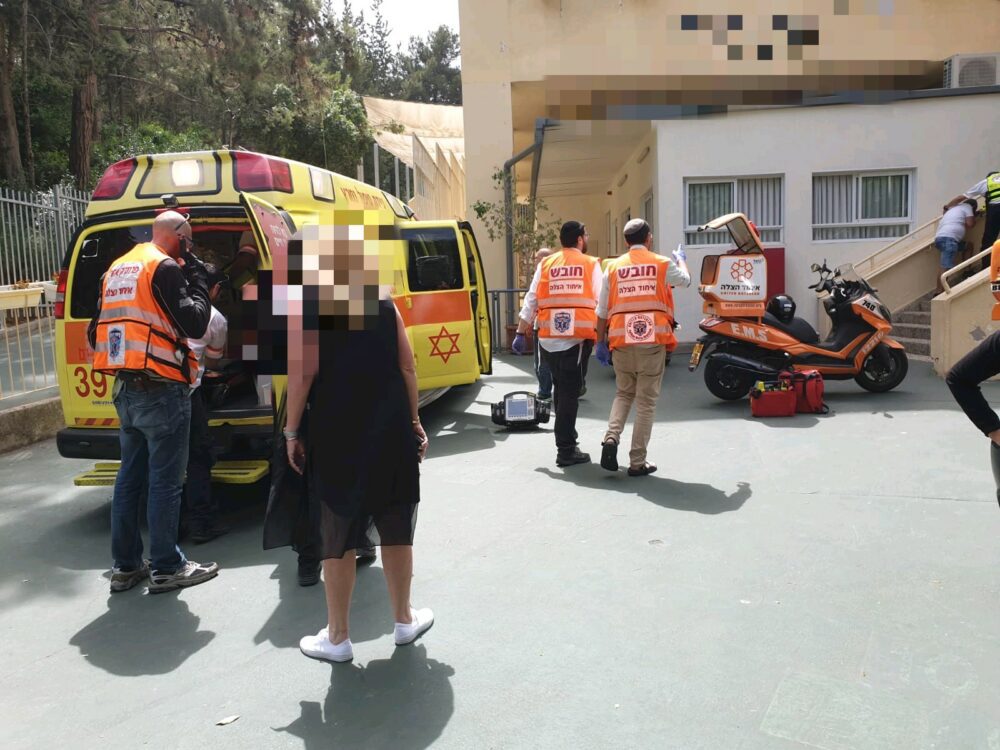 הילד הובהל במצב קשה לבית החולים רמב"ם. צילום: איחוד הצלה