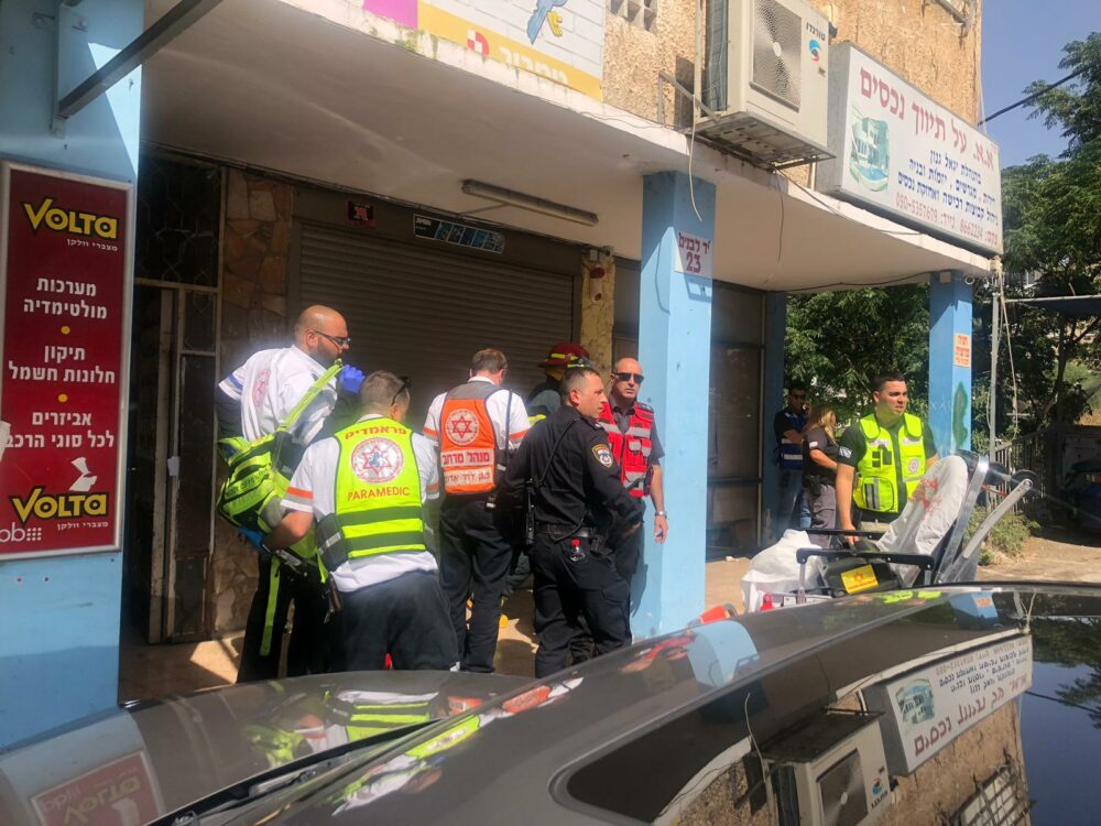 נעצר חשוד בשריפה. צילום דוברות המשטרה