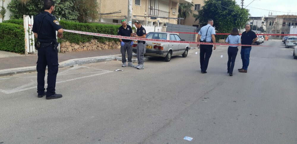 הרכב בו דקר למוות את יוסף שמילוביץ. צילום: דוברות המשטרה