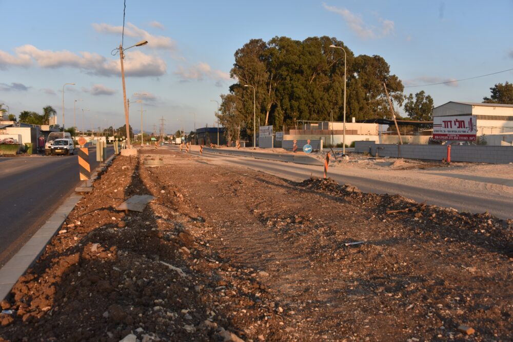 שלב זה כולל את סלילת המסלול הדרומי עבורו יבוצעו הסדרי תנועה חדשים. צילום: עיריית ק. אתא