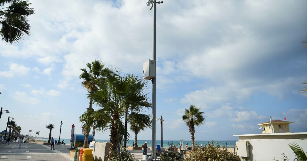 50 מצלמות יאכפו כל עבירה בחופים ובחניונים הצמודים. צילום: עיריית חיפה