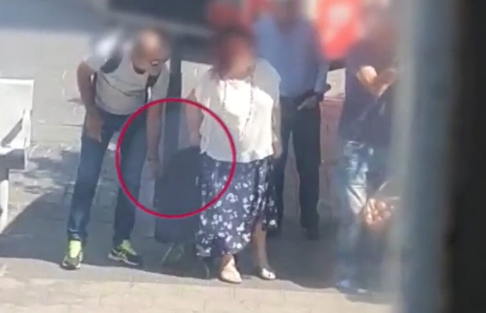 סימן קשישים וכייס אותם ברחבי העיר התחתית בחיפה. צילום: דוברות המשטרה