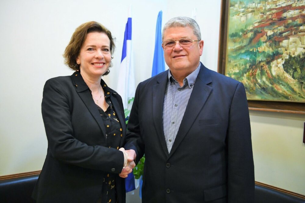 איתן שטיאסני. החזיק מעמד פחות משנה לצד קליש וצוק. צילום: עיריית חיפה