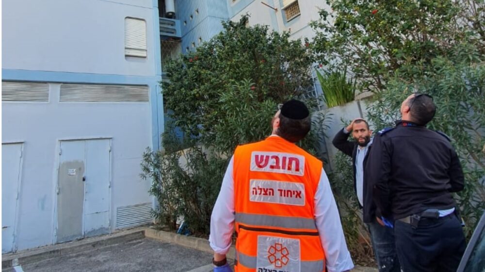 לולא מסתור הכביסה, היה מסתיים בטרגדיה. צילום: איחוד הצלה