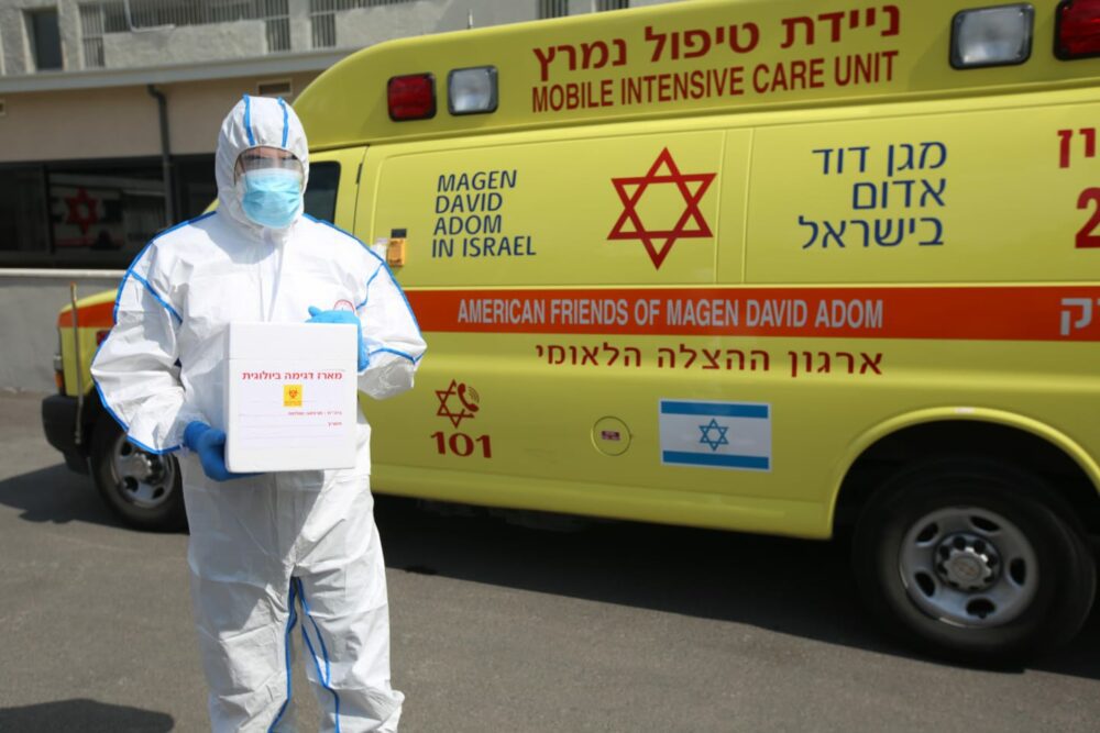 הסתובב בבתי כנסת רבים ובא במגע עם אנשים רבים בצפת. צילום: דוברות מד"א
