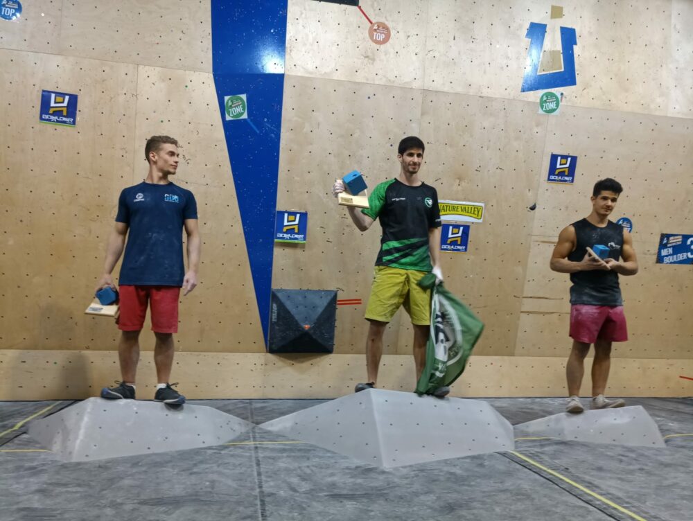 פודיום אליפות ישראל. צילום אגודת מכבי חיפה כרמל