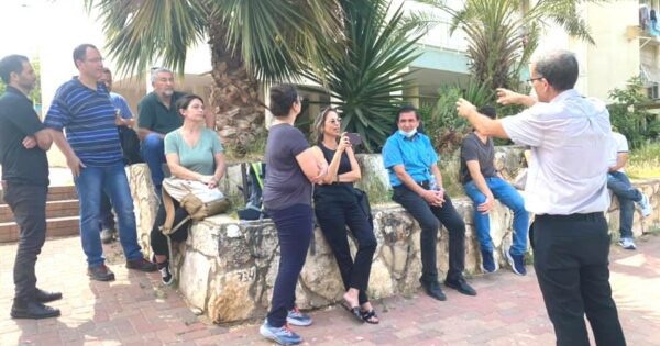 סיור יוזמות חברתיות. צילום איגוד ערים לאיכות הסביבה מפרץ חיפה