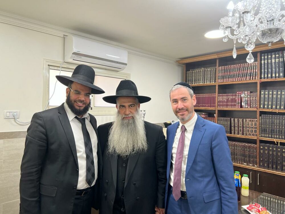 חה"כ טייב, הרב פרי והרב אוזן. צילום עצמי