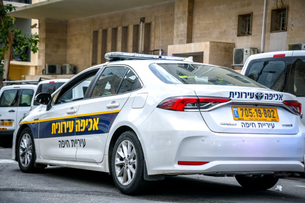 ניידת שיטור חיפה. צילום: עיריית חיפה
