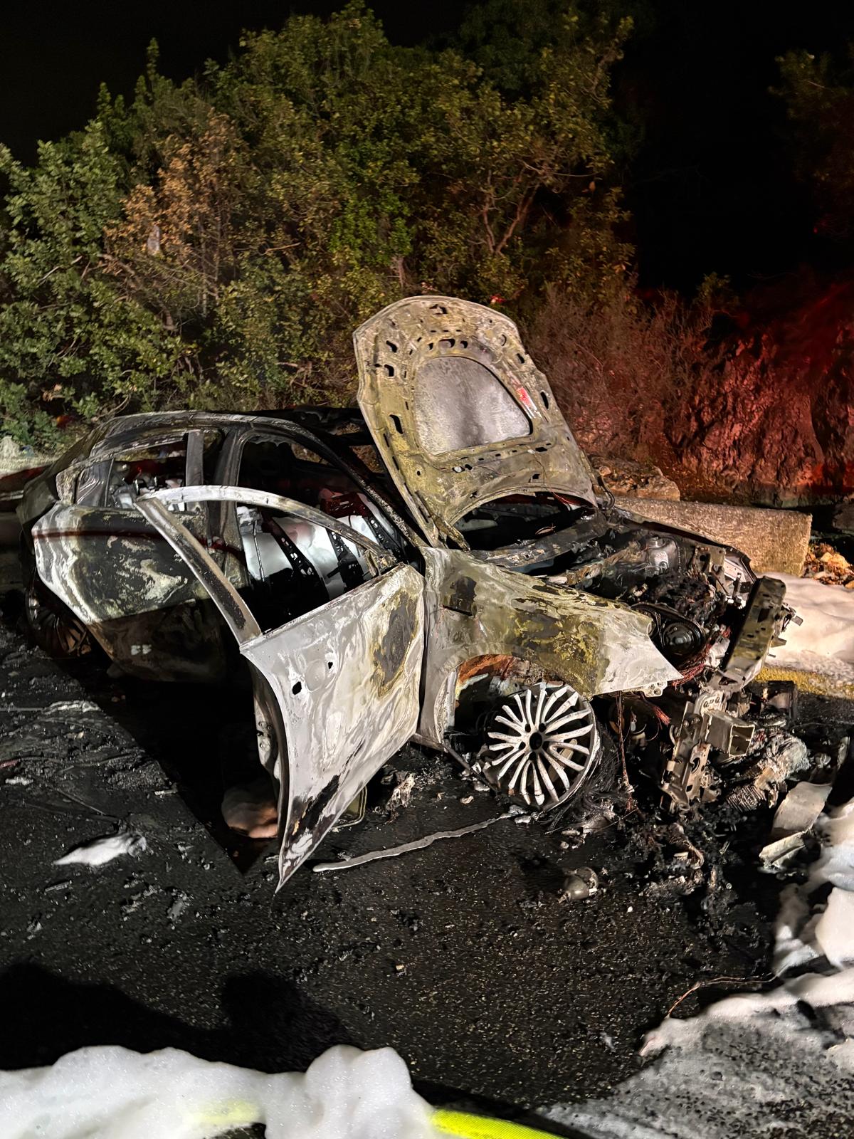 burn haifa cars