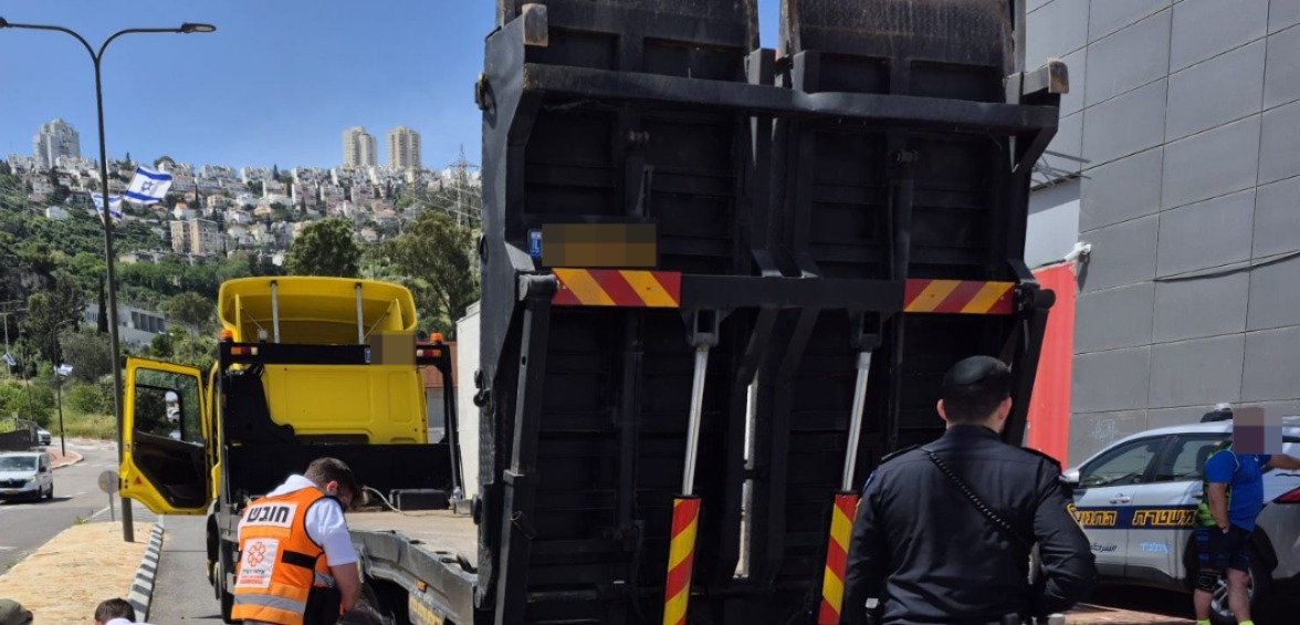 accident nesher woman