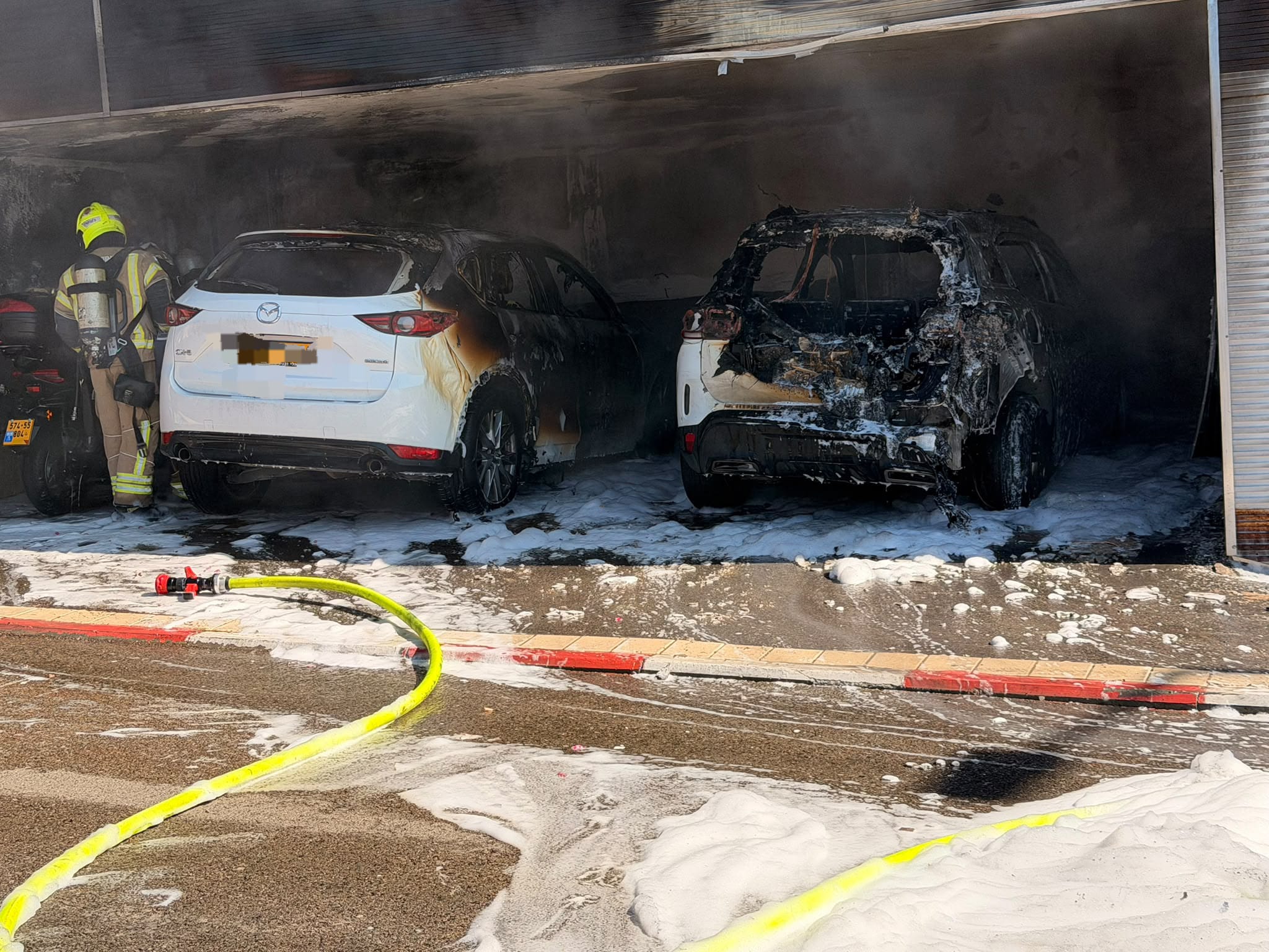 car burn haifa